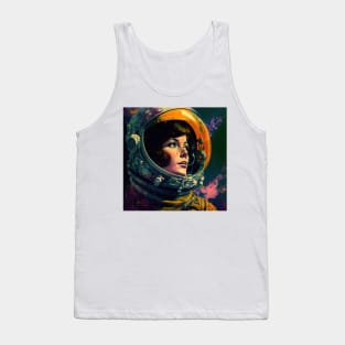 We Are Floating In Space - 05 - Sci-Fi Inspired Retro Artwork Tank Top